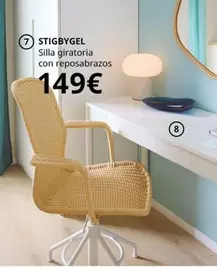 Silla Giratoria Con Reposabrazos