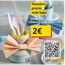 Ikea - Kalas Cuberteria, 19 Pzas.