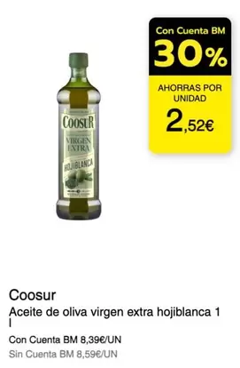 Coosur - Aceite De Oliva Virgen Extra Hojiblanca