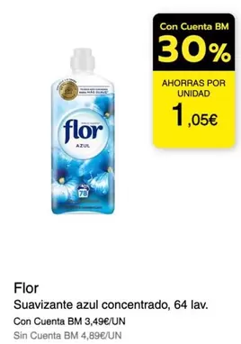 Flor - Suavizante Azul Concentrado