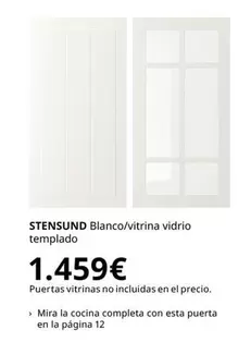 La Cocina - Blanco/vitrina Vidrio Templado