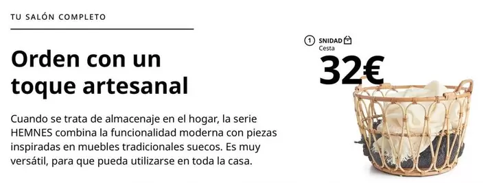 hemnes - Orden Con Un Toque Artesanal