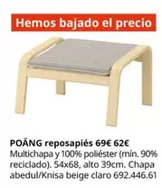 Claro - Poang Reposapiés