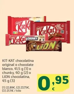 Nestlé - Kit Kat/Lion  