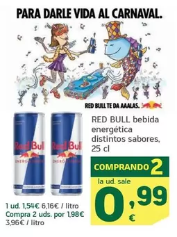 Red Bull - Bebida Energética Distintos Sabores