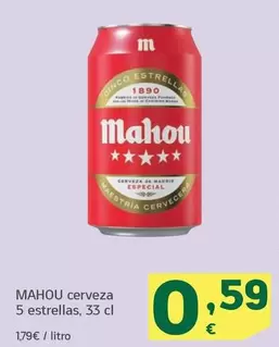 Mahou - Cerveza 5 Estrellas