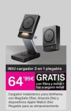 Cargador Inalambrico Para Telefonos Con Magsafe