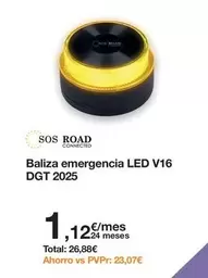 Sos Road - Baliza Emergencia LED V16 DGT 2025