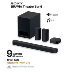 Sony - Bravia Theatre Bar 6