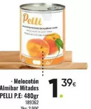 Pelli - Melocoton Almibar Mitades