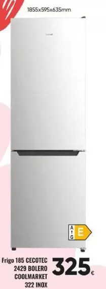 Cecotec - Frigo 185 2429 Bolero Coolmarket