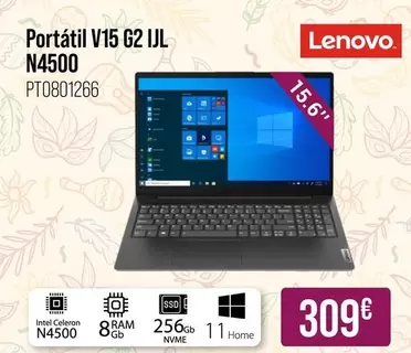Lenovo - Portatil V15 G2 Ijl N4500