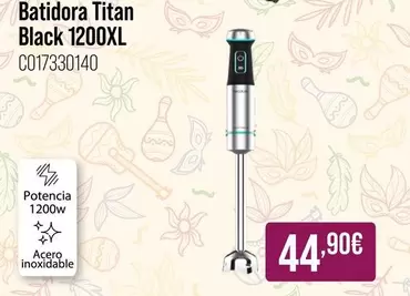 Titan - Batidora Blac 1200xl