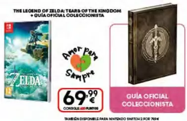 Nintendo - The Legend Of Zelda: Tears Of The Kingdom + Guia Oficial Coleccionista