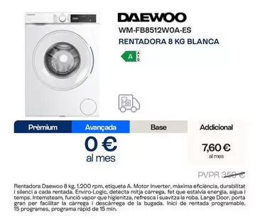 Daewoo - Rentadora Blanca