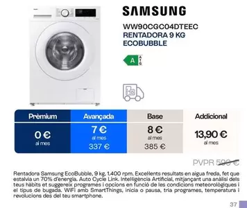 Samsung - Rentadora Ecobubble