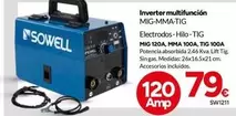 Inverter Multifunción MIG-MMA-TIG