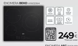 Beko - Encimera HIIS63206M