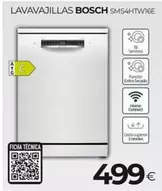 Bosch - Lavavajillas Sms4htw16e
