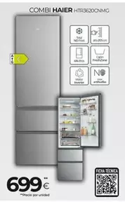 Haier - Combi HTR3620CNMG