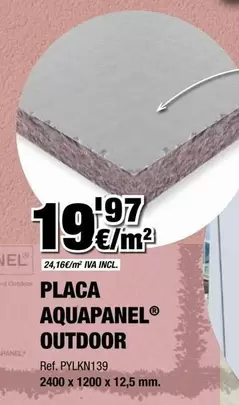 Placa Aquapanel Outdoor