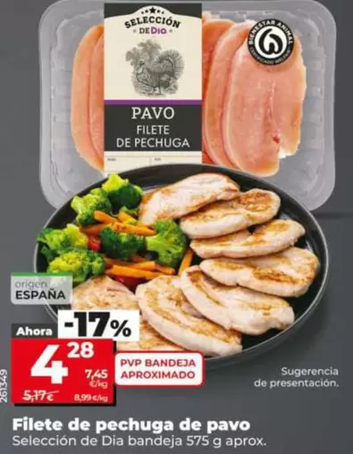 Seleccion De Dia - Filete De Pechuga De Pavo 