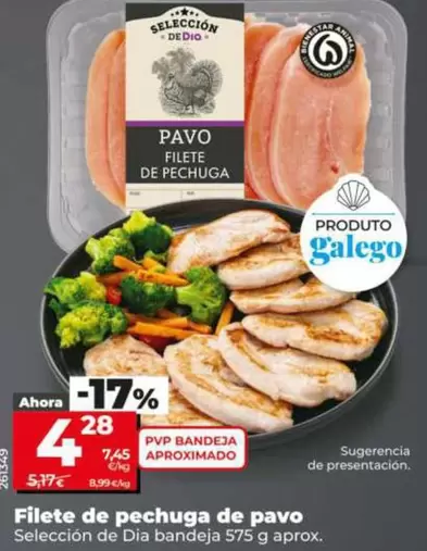 Seleccion De Dia - Filete De Pechuga De Pavo 