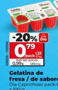 Dia Caprichoso - Gelatina De Fresa 