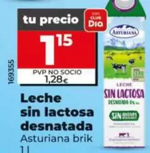 Asturiana - Leche Sin Lactosa Desnatada 