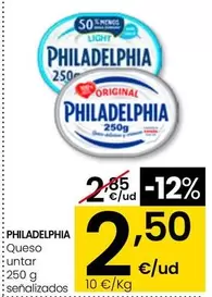 Philadelphia - Queso Untar Señalizados