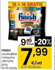 Finish - Lavavajillas Maquina Ultimate Plus