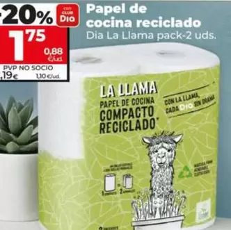Dia La Llama - Papel De Cocina Reciclado 