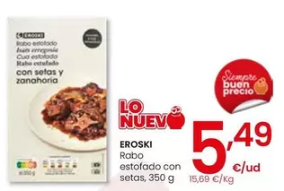 Eroski - Rabo Estofado Con Setas