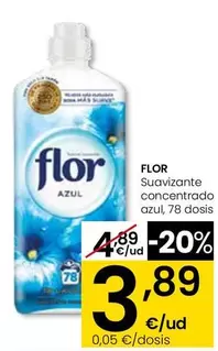 Flor - Suavizante Concentrado Azul