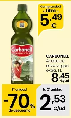 Carbonell - Aceite De Oliva Virgen Extra, 1 L