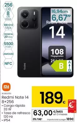 Xiaomi - Redmi Note 14 8+256