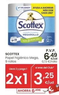 Scottex - Papel Higienico Mega
