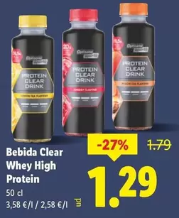Bebida Clear Whey High Protein