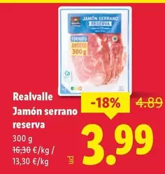 Realvalle - Jamón Serrano Reserva