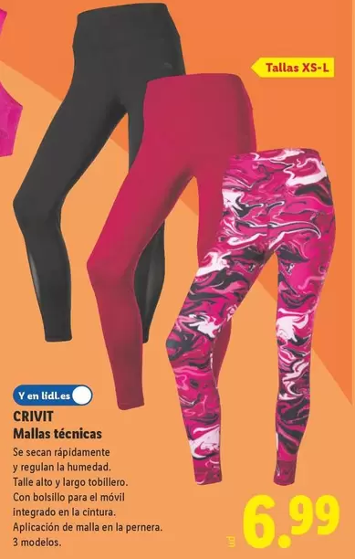 Crivit - Mallas Técnicas