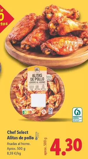 Chef Select - Alitas De Pollo