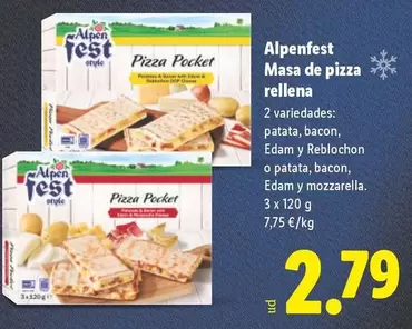 Alpenfest - Masa De Pizza Rellena