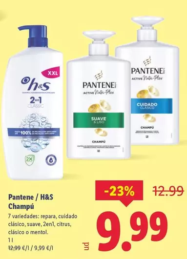Pantene/H&S - Champu