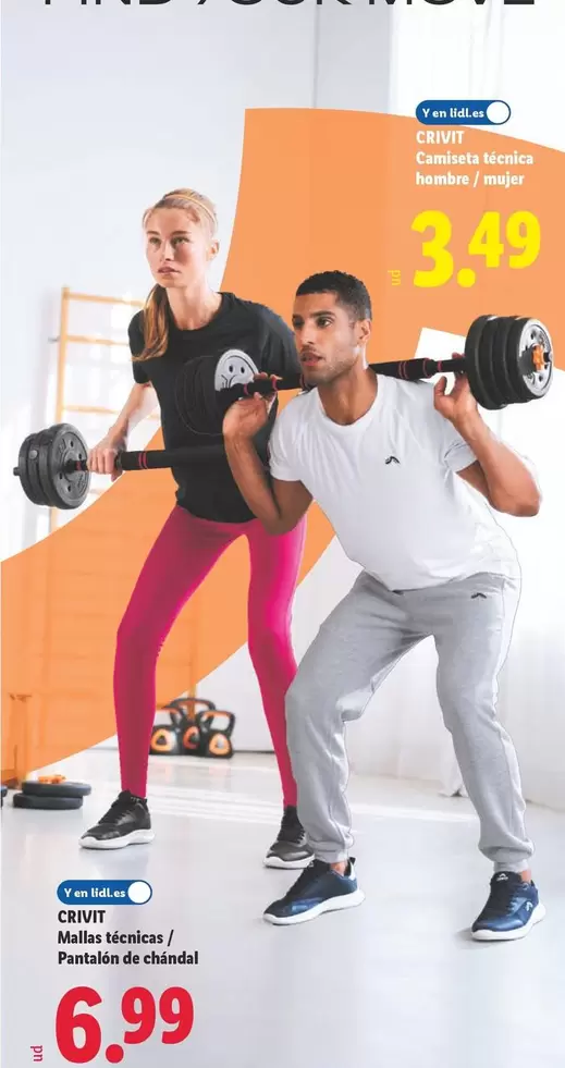 Crivit - Mallas Técnicas/Pantalón De Chándal