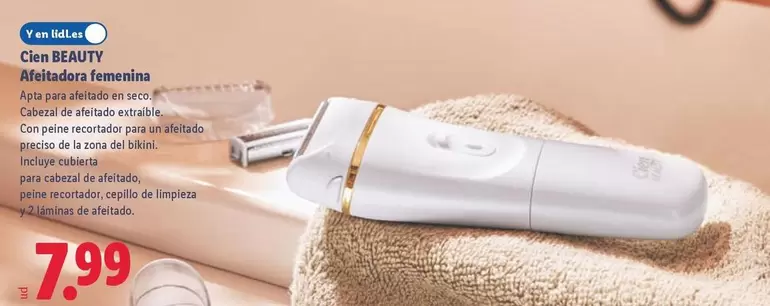 Cien Beauty - Afeitadora Femenina