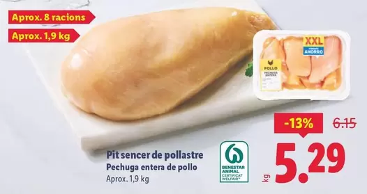 Pechuga Entera De Pollo