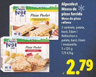 Alpenfest - Masa De Pizza Rellena