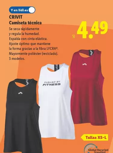 Crivit - Camiseta Técnica