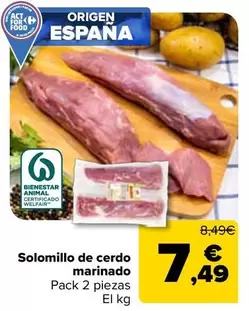 Solomillo De Cerdo Marinado