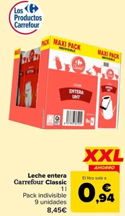 Carrefour Classic - Leche Entera  